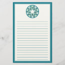 Recherche de papier à lettres rayé Fleurs