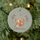 Recherche de woodland animal ornements Renard
