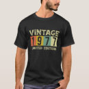 Recherche de vintage 1977 tshirts Anniversaire