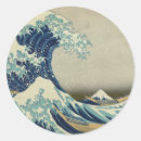 Recherche de vague hokusai autocollants Kanagawa