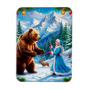 Recherche de scène de neige magnets Montagnes