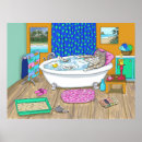 Recherche de bath posters Chat