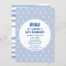 Recherche de ancre nautique invitations Bébé garçon