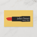 Recherche de rouge jaune cartes visite Maquillage