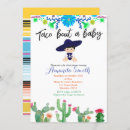 Recherche de fiesta cactus baby shower invitations Coloré