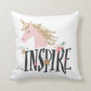 Recherche de crinière coussins Licorne