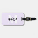 Recherche de purple luggage tags Girly