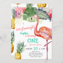 Recherche de flamants roses invitations Tropicale