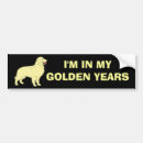 Recherche de golden retriever voiture autocollants D'or