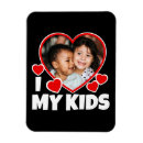 Recherche de forme de coeur magnets Photo personnalisée