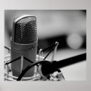 Recherche de microphone posters Chanson