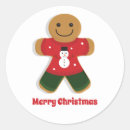 Recherche de gingerbread man autocollants Vacances
