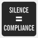 Zoek naar stilte stickers Eenvoudig