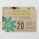 Recherche de jaune vert turquoise invitations Floral