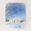Recherche de hiver puzzles Maison