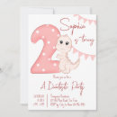 Recherche de dinosaure rose invitations Girl
