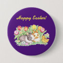 Recherche de poussins de pâques badges Vintage