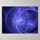 Recherche de flamme violette posters Bleu