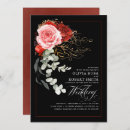 Recherche de rouge et noir mariage invitations Pour eux
