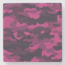 Zoek naar militaire onderzetters Roze
