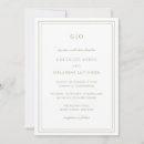 Recherche de sage green mariage invitations Élégant
