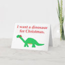 Recherche de dinosaure noël cartes postales Brontosaurus