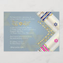 Recherche de tallit bar bat mitzvah invitations Bleu