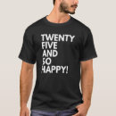 Recherche de vingt cinq tshirts Années