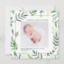 Recherche de carte postale de naissance invitations Aquarelle