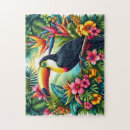 Recherche de oiseaux tropicaux puzzles Nature