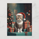 Recherche de chats de noël cartes postales Vintage