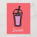Recherche de boisson cartes postales Rose