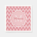 Zoek naar roze zigzag servetten Chevron