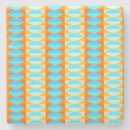 Recherche de jaune et turquoise dessous de verres Moderne