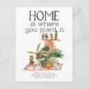 Recherche de plantes cartes postales Nous avons déménagé
