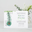 Zoek naar peacock feather wedding uitnodigingen Vintage