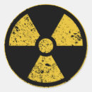 Recherche de symbole rayonnement autocollants Nucléaire