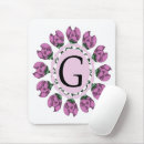 Recherche de lettre g tapis souris Floral