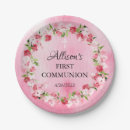 Recherche de première communion assiettes en papier Élégant