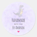 Recherche de dinosaures mignons autocollants Préhistorique