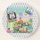 Zoek naar route 66 onderzetters Retro