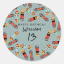 Recherche de skateboard autocollants Bleu