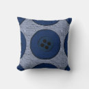 Zoek naar knopen kussens Blauw