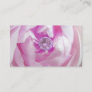 Zoek naar roze diamanten visitekaartjes Bloemen