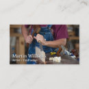Recherche de travail du bois cartes visite Homme manuel
