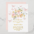 Recherche de papillons roses invitations Mother to be