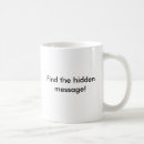 Recherche de message caché tasses Blanc