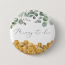 Recherche de abeille de miel badges Baby shower d'abeille