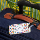Recherche de oiseau bleu bagages étiquettes Blanc