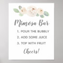Recherche de mimosa bar sign posters Élégant